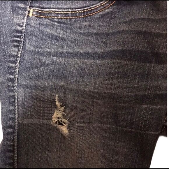 Hollister Distressed Ripped Blue Jeans Waist 25 1R - Picture 9 of 9
